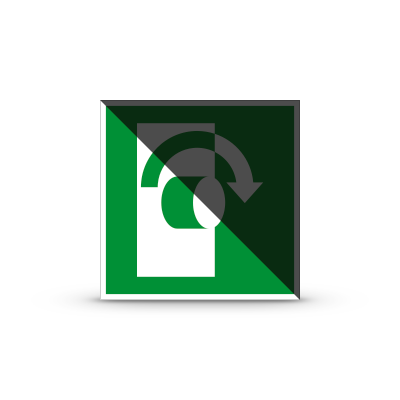 E019 "Turn clockwise to Open"